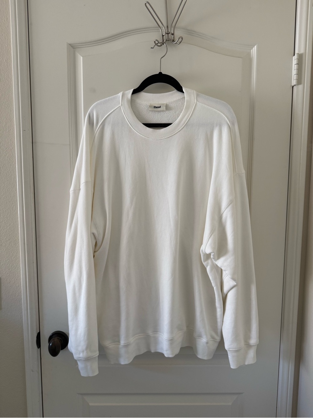Elwood Core Crewneck in Vintage White